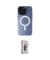 ieg™ iPhone 15 Pro Max Kılıf Kozmos Çizgi Prime - Siyah Bilvis 3D Cam Ekran Koruyucu