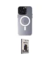 ieg™ iPhone 15 Pro Max Kılıf Kozmos Çizgi Prime - Siyah Bilvis Hayalet Cam Ekran Koruyucu