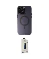 ieg™ iPhone 15 Pro Max Kılıf Kozmos Çizgi Prime - Siyah Bilvis Hayalet Cam Ekran Koruyucu