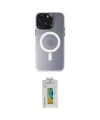 ieg™ iPhone 15 Pro Max Kılıf Kozmos Çizgi Prime - Siyah Polymer Nano Ekran Koruyucu