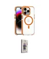 ieg™ iPhone 15 Pro Max Kılıf Kozmos Doku Koleksiyonu - Siyah Bilvis 3D Cam Ekran Koruyucu