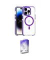 ieg™ iPhone 15 Pro Max Kılıf Kozmos Doku Koleksiyonu - Siyah Bilvis 5in1 3D Magic Cam Ekran Koruyucu