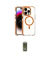 ieg™ iPhone 15 Pro Max Kılıf Kozmos Doku Koleksiyonu - Siyah Joko Magic 5D Hayalet Cam