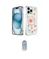 ieg™ iPhone 15 Pro Max Kılıf Kozmos Doku - Siyah Joko Magic 5D Cam
