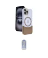 ieg™ iPhone 15 Pro Max Kılıf Kozmos Form Özel Seri - Siyah Joko Magic 5D Cam
