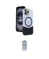 ieg™ iPhone 15 Pro Max Kılıf Kozmos Form Özel Seri - Siyah Joko Magic 5D Cam