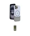 ieg™ iPhone 15 Pro Max Kılıf Kozmos Form Özel Seri - Siyah Joko Magic 5D Hayalet Cam
