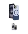 ieg™ iPhone 15 Pro Max Kılıf Kozmos Form Özel Seri - Siyah Vanessa Magic Hayalet Cam