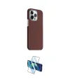 ieg™ iPhone 15 Pro Max Kılıf Kozmos Klasik Prime - Siyah 3D Antistatik Seramik Nano Ekran Koruyucu