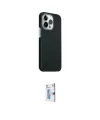 ieg™ iPhone 15 Pro Max Kılıf Kozmos Klasik Prime - Siyah Bilvis 0.18mm Plus Cam Ekran Koruyucu
