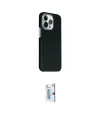 ieg™ iPhone 15 Pro Max Kılıf Kozmos Klasik Prime - Siyah Bilvis 0.18mm Plus Cam Ekran Koruyucu