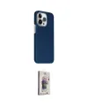 ieg™ iPhone 15 Pro Max Kılıf Kozmos Klasik Prime - Siyah Bilvis 3D Cam Ekran Koruyucu