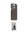 ieg™ iPhone 15 Pro Max Kılıf Kozmos Klasik Prime - Siyah Bilvis Hayalet Cam Ekran Koruyucu