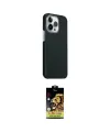 ieg™ iPhone 15 Pro Max Kılıf Kozmos Klasik Prime - Siyah Buffer Cam Ekran Koruyucu