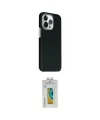ieg™ iPhone 15 Pro Max Kılıf Kozmos Klasik Prime - Siyah Polymer Nano Ekran Koruyucu