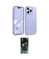 ieg™ iPhone 15 Pro Max Kılıf Kozmos Yansıma Özel Seri - Şeffaf 360 Full Body Arka Koruyucu
