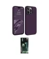ieg™ iPhone 15 Pro Max Kılıf Kozmos Yansıma Özel Seri - Şeffaf 360 Full Body Arka Koruyucu