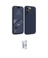 ieg™ iPhone 15 Pro Max Kılıf Kozmos Yansıma Özel Seri - Siyah Bilvis 0.18mm Plus Cam Ekran Koruyucu