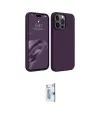 ieg™ iPhone 15 Pro Max Kılıf Kozmos Yansıma Özel Seri - Siyah Bilvis 0.18mm Plus Cam Ekran Koruyucu