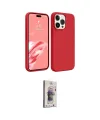 ieg™ iPhone 15 Pro Max Kılıf Kozmos Yansıma Özel Seri - Siyah Bilvis 3D Cam Ekran Koruyucu