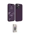 ieg™ iPhone 15 Pro Max Kılıf Kozmos Yansıma Özel Seri - Siyah Bilvis 3D Cam Ekran Koruyucu