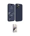 ieg™ iPhone 15 Pro Max Kılıf Kozmos Yansıma Özel Seri - Siyah Bilvis 3D Mat Cam Ekran Koruyucu