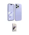 ieg™ iPhone 15 Pro Max Kılıf Kozmos Yansıma Özel Seri - Siyah Bilvis 3D Mat Cam Ekran Koruyucu