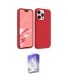 ieg™ iPhone 15 Pro Max Kılıf Kozmos Yansıma Özel Seri - Siyah Bilvis 5in1 3D Magic Cam Ekran Koruyucu