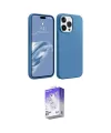 ieg™ iPhone 15 Pro Max Kılıf Kozmos Yansıma Özel Seri - Siyah Bilvis 5in1 3D Magic Cam Ekran Koruyucu