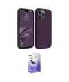 ieg™ iPhone 15 Pro Max Kılıf Kozmos Yansıma Özel Seri - Siyah Bilvis 5in1 5D Magic Hayalet Cam Ekran Koruyucu