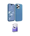 ieg™ iPhone 15 Pro Max Kılıf Kozmos Yansıma Özel Seri - Siyah Bilvis 5in1 5D Magic Hayalet Cam Ekran Koruyucu