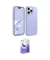 ieg™ iPhone 15 Pro Max Kılıf Kozmos Yansıma Özel Seri - Siyah Bilvis 5in1 5D Magic Hayalet Cam Ekran Koruyucu