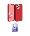 ieg™ iPhone 15 Pro Max Kılıf Kozmos Yansıma Özel Seri - Siyah Bilvis 5in1 5D Magic Hayalet Cam Ekran Koruyucu