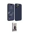 ieg™ iPhone 15 Pro Max Kılıf Kozmos Yansıma Özel Seri - Siyah Bilvis Hayalet Cam Ekran Koruyucu