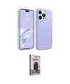 ieg™ iPhone 15 Pro Max Kılıf Kozmos Yansıma Özel Seri - Siyah Bilvis Hayalet Cam Ekran Koruyucu