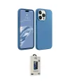 ieg™ iPhone 15 Pro Max Kılıf Kozmos Yansıma Özel Seri - Siyah Bilvis Hayalet Cam Ekran Koruyucu