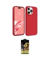 ieg™ iPhone 15 Pro Max Kılıf Kozmos Yansıma Özel Seri - Siyah Buffer Cam Ekran Koruyucu