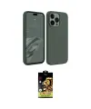 ieg™ iPhone 15 Pro Max Kılıf Kozmos Yansıma Özel Seri - Siyah Buffer Cam Ekran Koruyucu