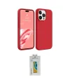 ieg™ iPhone 15 Pro Max Kılıf Kozmos Yansıma Özel Seri - Siyah Polymer Nano Ekran Koruyucu