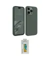 ieg™ iPhone 15 Pro Max Kılıf Kozmos Yansıma Özel Seri - Siyah Polymer Nano Ekran Koruyucu