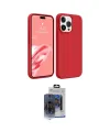 ieg™ iPhone 15 Pro Max Kılıf Kozmos Yansıma Özel Seri - Siyah Vanessa Magic Cam