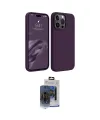 ieg™ iPhone 15 Pro Max Kılıf Kozmos Yansıma Özel Seri - Siyah Vanessa Magic Cam