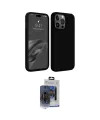 ieg™ iPhone 15 Pro Max Kılıf Kozmos Yansıma Özel Seri - Siyah Vanessa Magic Cam