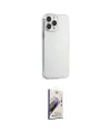 ieg™ iPhone 15 Pro Max Kılıf Kutup Doku Koleksiyonu - Siyah Bilvis 3D Mat Cam Ekran Koruyucu