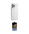 ieg™ iPhone 15 Pro Max Kılıf Kutup Doku Koleksiyonu - Siyah Buffer Hayalet Cam Ekran Koruyucu