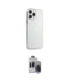 ieg™ iPhone 15 Pro Max Kılıf Kutup Doku Koleksiyonu - Siyah Vanessa Magic Hayalet Cam
