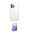 ieg™ iPhone 15 Pro Max Kılıf Kutup Klasik Serisi - Siyah Bilvis 5in1 5D Magic Hayalet Cam Ekran Koruyucu