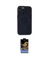 ieg™ iPhone 15 Pro Max Kılıf Kutup Serisi - Siyah Buffer Hayalet Cam Ekran Koruyucu