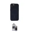 ieg™ iPhone 15 Pro Max Kılıf Kutup Serisi - Siyah Vanessa Magic Hayalet Cam