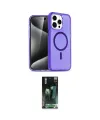 ieg™ iPhone 15 Pro Max Kılıf Nova Asil Prime - Siyah 360 Mat Full Body Arka Koruyucu